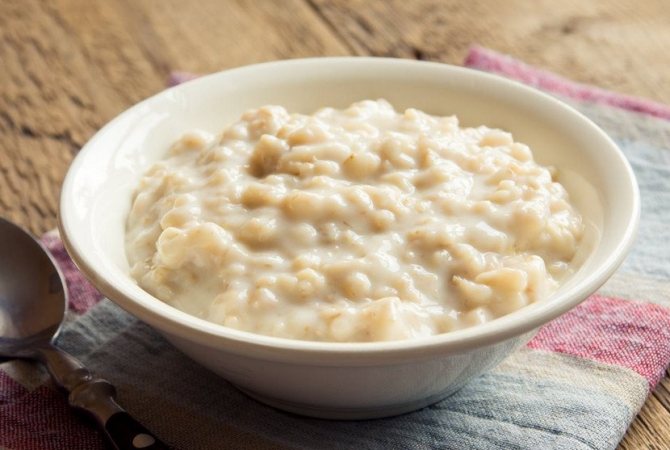 Овсянка на молоке