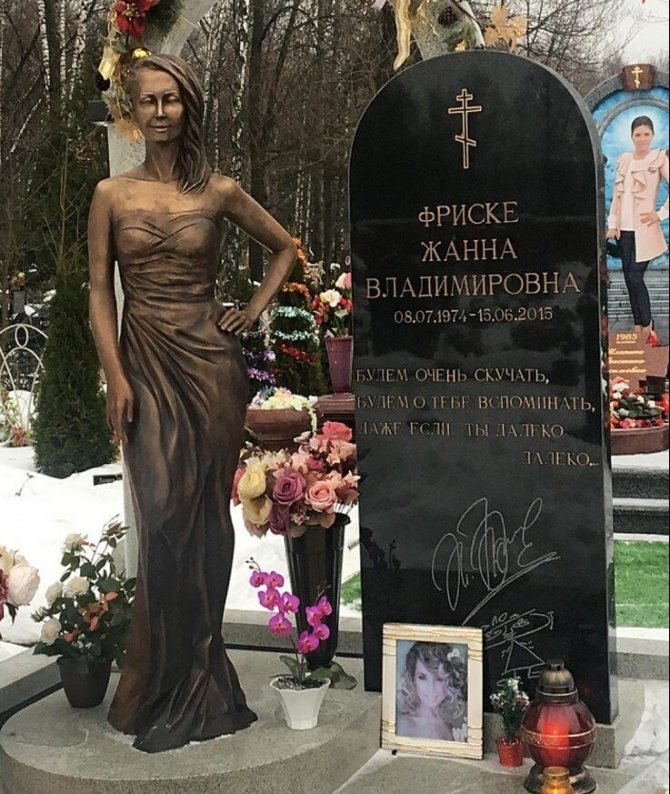 Рисунок 3. Памятник певице, полностью соответствующий росту при жизни
